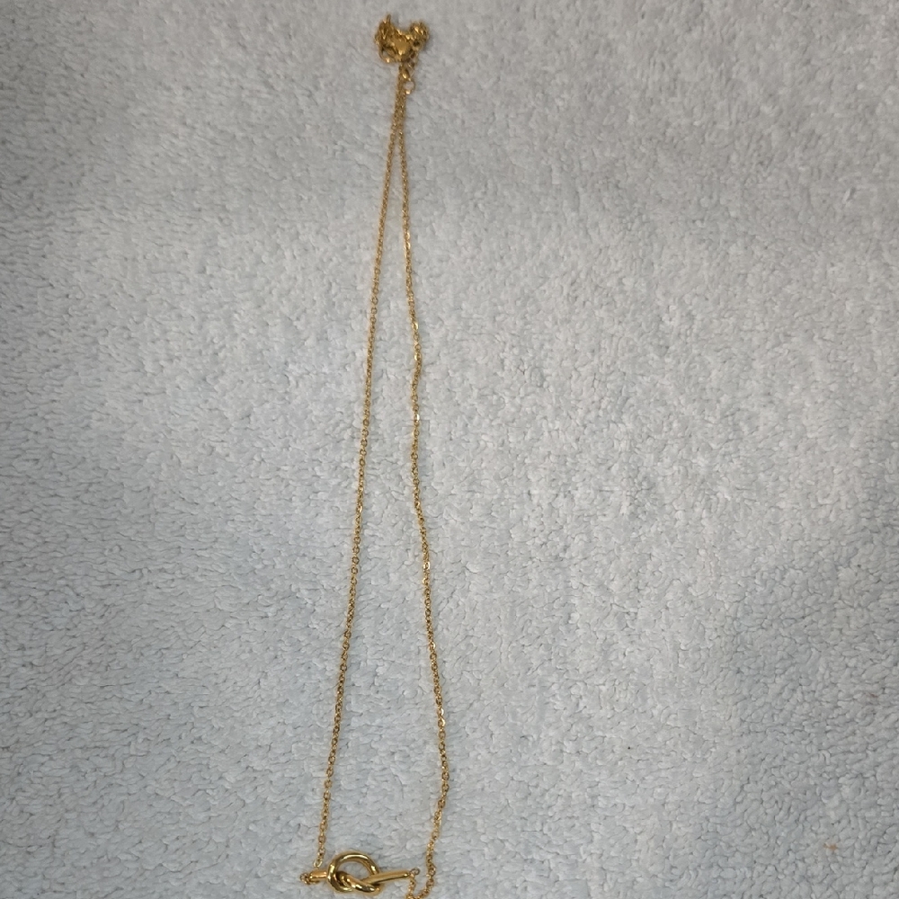Stainless-Steel Love Knot Soulmate Necklace